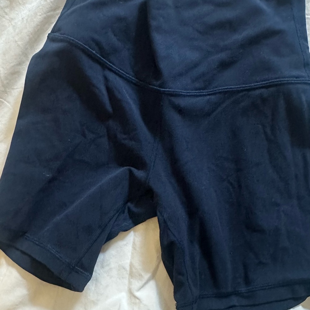 Lululemon Athletica Dark Blue Bike Shorts